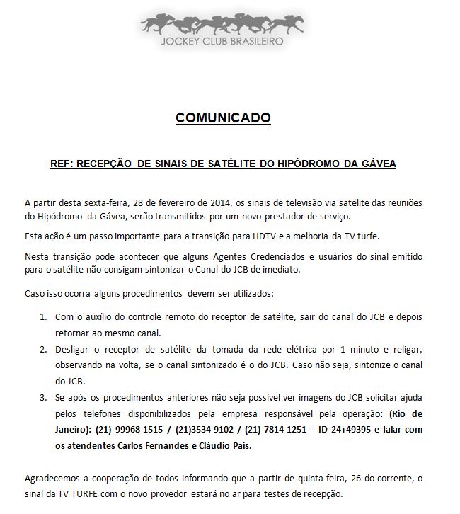 comunicado