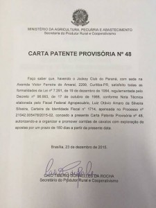 CARTA PATENTE