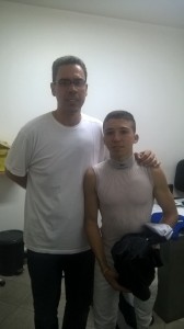 O médico Renato Medeiros e W. S. Cardoso tranquilizaram os turfistas
