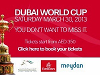 Hoje é dia da Dubai World Cup