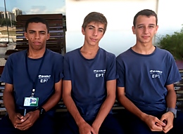 Alunos da EPT mostram conhecimento do Código Nacional de Corridas