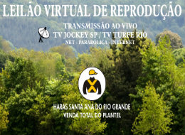 APPS: Hoje, 19h30, Leilão Virtual de Reprodução