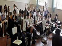 Alunos da Escola Municipal Jockey Club Brasileiro têm palestra sobre Educação Oral