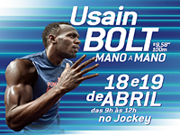 Domingo tem Usain Bolt no Jockey Club Brasileiro