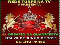 Sorteados para o 4º Desafio da Quadrifeta – Rede Turfe na TV