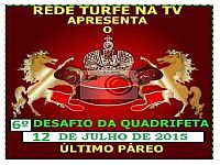 Sorteados para o 6º Desafio da Quadrifeta – Rede Turfe na TV