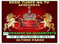 Sorteados para o 8º Desafio da Quadrifeta – Rede Turfe na TV