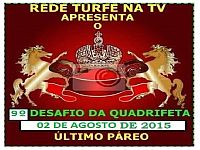 Sorteados para o 9º Desafio da Quadrifeta – Rede Turfe na TV