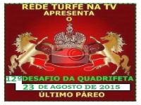 Sorteados para o 12º Desafio da Quadrifeta – Rede Turfe na TV