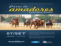 Amadores em ação no feriado de 7 de setembro