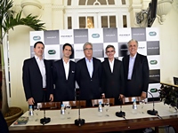 Presidente Carlos Palermo recebe PMU e France Galop no Jockey Club Brasileiro
