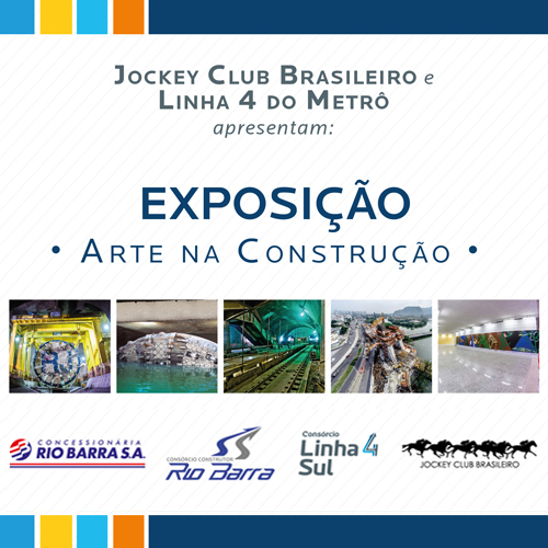 JCB recebe exposição de fotos das obras da Linha 4 do Metrô