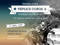 Vem aí: 1ª Etapa da Tríplice Coroa!