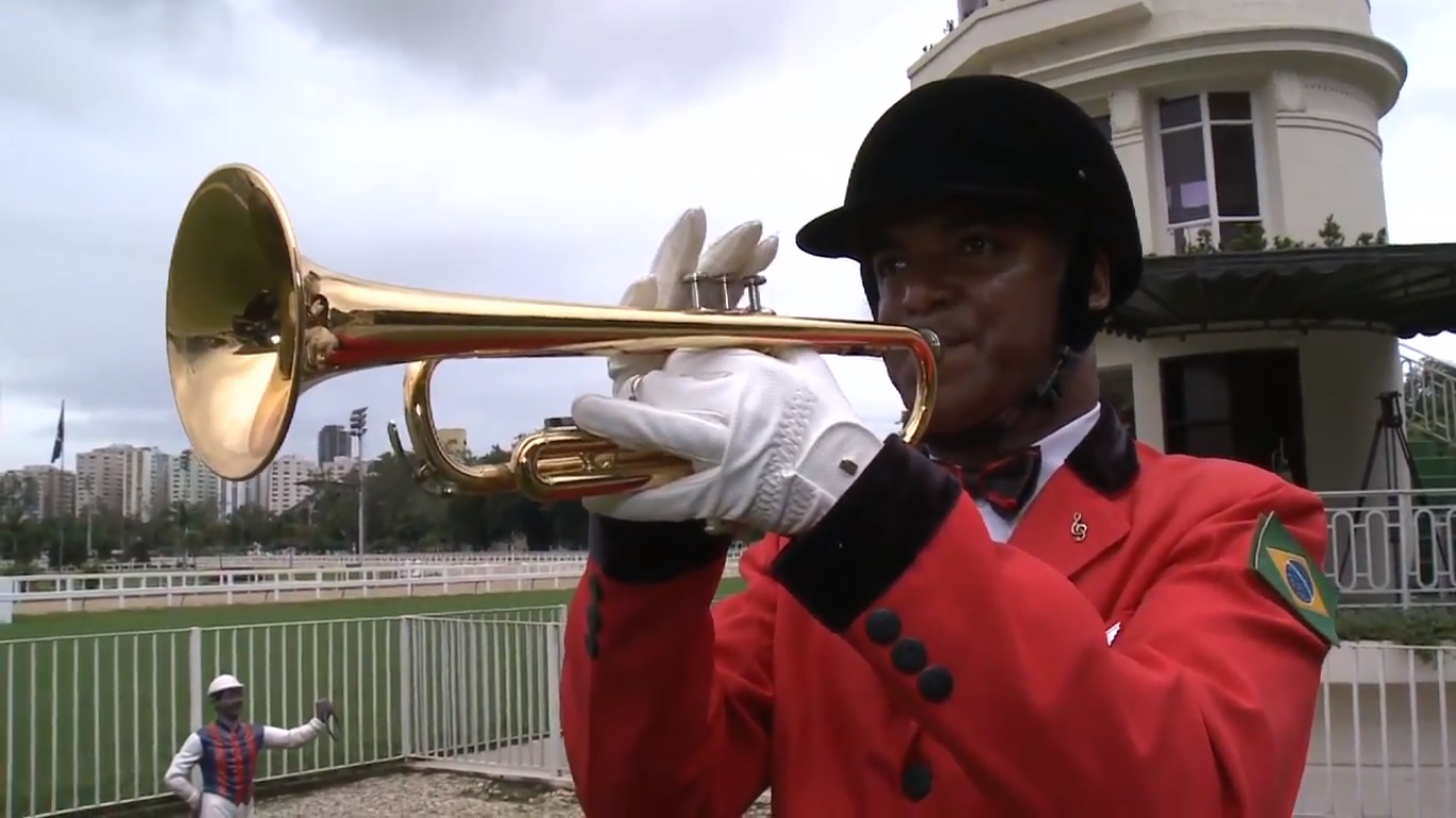 TV TURFE: Pablo Demétrio, o corneteiro do Hipódromo da Gávea
