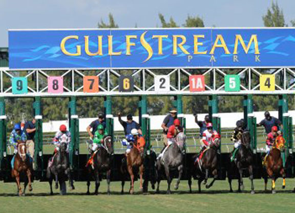 Simulcasting com Gulfstream Park e Aqueduct com início previsto para às 13h35