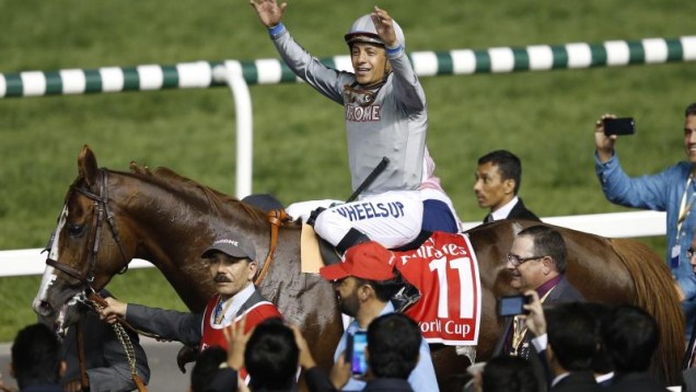 Dubai World Cup (GRI) – Victor Espinoza e California Chrome Brilham em Dubai