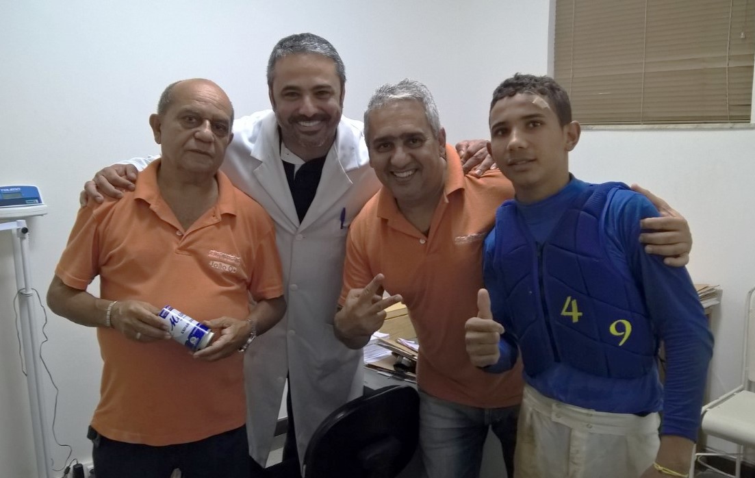 M.Bruno sofre queda e dá susto na noturna desta segunda-feira