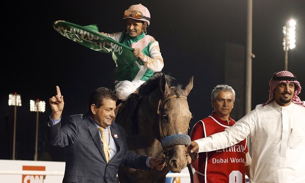 Arrogate mostra porque é o melhor cavalo do mundo e vence a Dubai World Cup