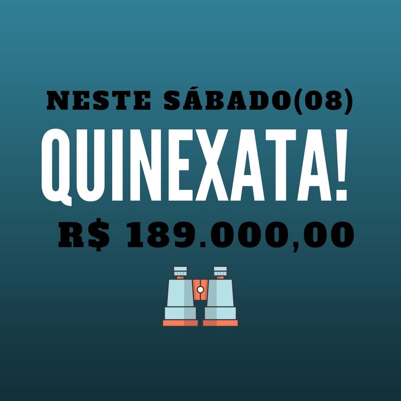 QUINEXATA Bonificação de R$ 189 mil – SUPER BETTING R$ 15 mil – PICK 7 com garantia de R$ 35 mil – SÁBADO (08)