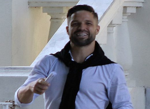 No Dia dos Pais, Diego Ribas, craque do Flamengo, almoça no JCB