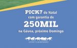 Domingo (20) tem Pick 7 com R$ 250 mil de garantia e R$ 58 mil de bonificação