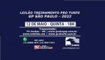 Nesta quinta (12), leilão de animais em Treinamento Pro Turfe