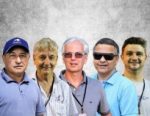 Dois triunfos para cinco treinadores