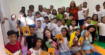 Turma do 4º ano da Escola Jockey Club Brasileiro fazem leitura de histórias para alunos do 3º ano