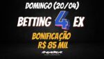 Betting 4 EX com R$ 85 mil de Bonificação agita o domingo de Páscoa (20) na Gávea