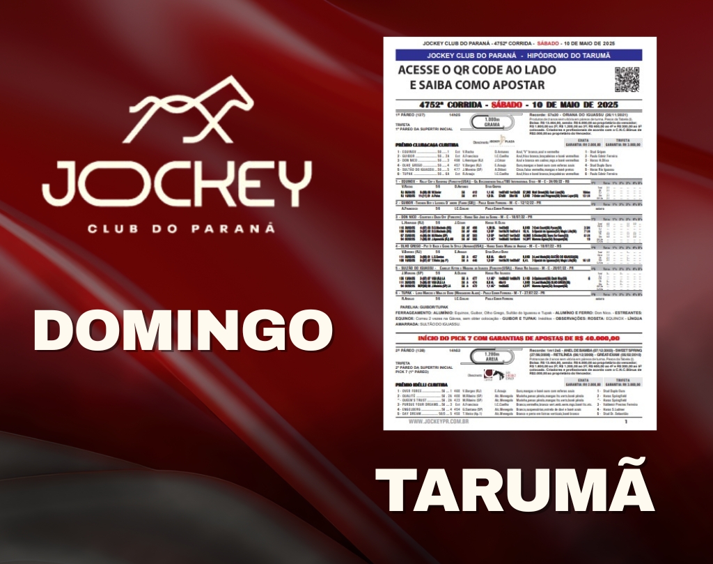 Tarumã: Programa com retrospecto – DOMINGO (08/06)