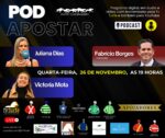 Hoje, Quarta-Feira, 26 de novembro, o podApostar recebe o treinador Fabrício Borges