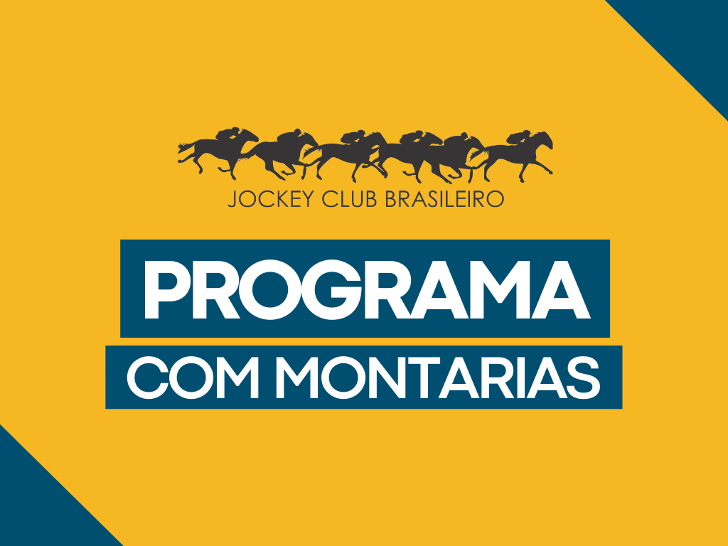Programa com montarias para os dias 08 e 09 de JUNHO de 2026