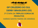 Balizamento GP Cruzeiro do Sul – Derby Brasileiro – Haras Santa Maria de Araras (G1) – III Etapa da Tríplice Coroa de Produtos