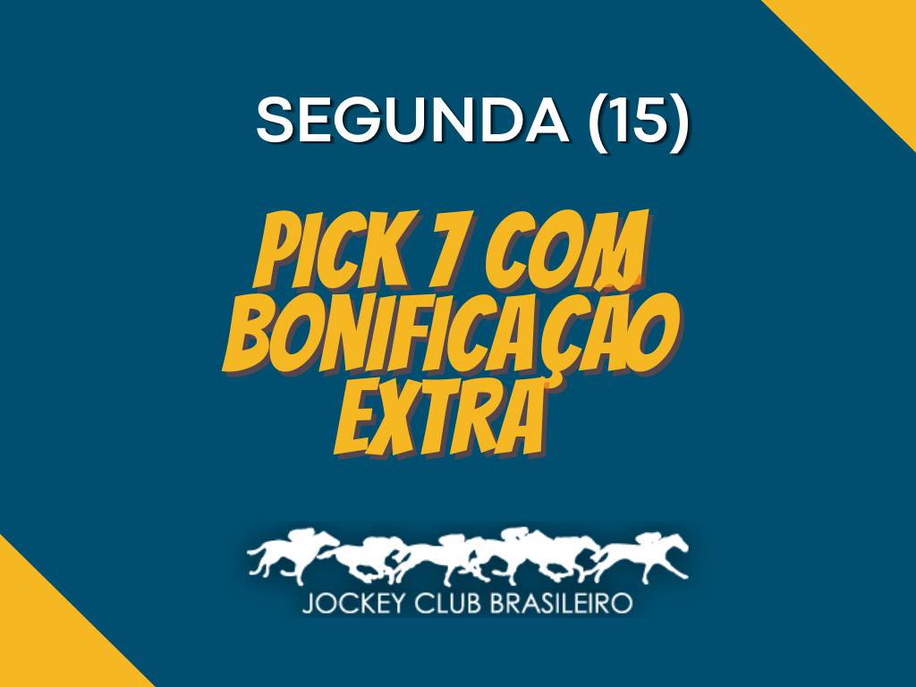 Bonificação Extra do Pick 7 é mais uma atração da semana máxima do turfe nacional Gávea