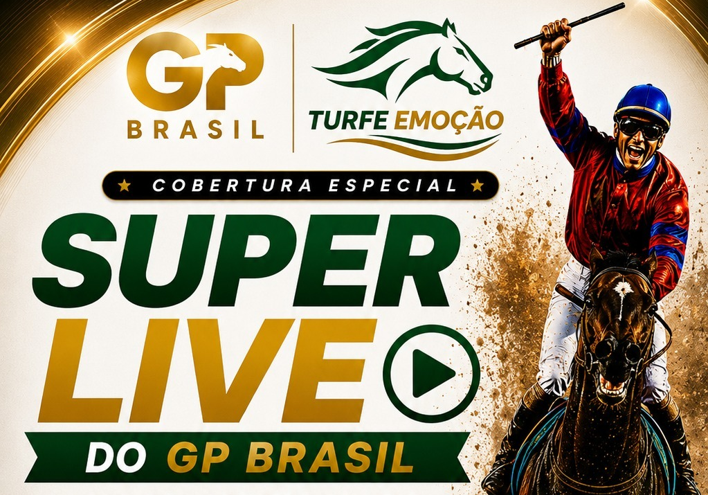 Turfe Emoção realiza Super Live Especial  do GP Brasil com grandes nomes do turfe nacional